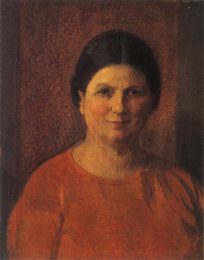Evangelina Alciati - (autoritratto, 1925 ca.)