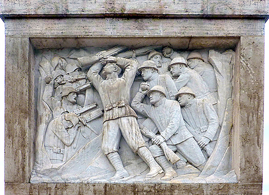 altorilievo-decorativo-ponte-duca-emanuele-filiberto-di-savoia-aosta-roma-foro-mussolini-battaglie-dellisonzo