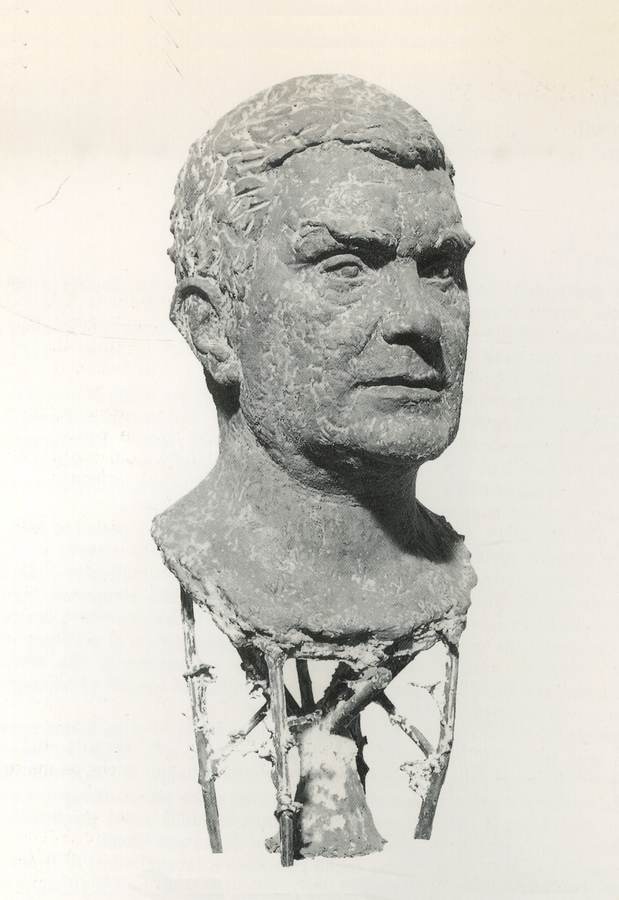 Raffaele Pontecorvo - (scultura di Adriano Alloati, 1963)