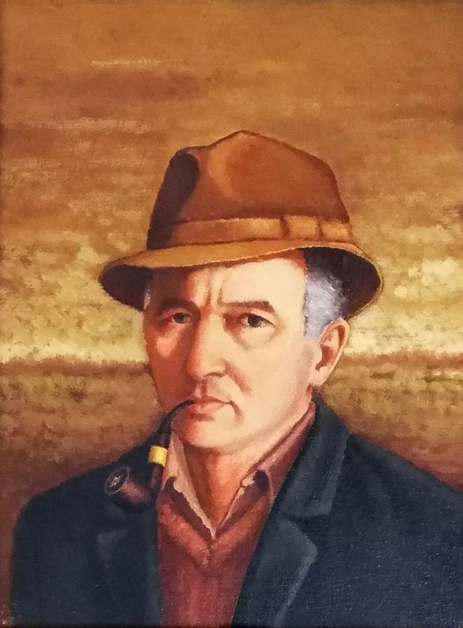 Autoritratto (1984, olio su tela, cm 40x30)