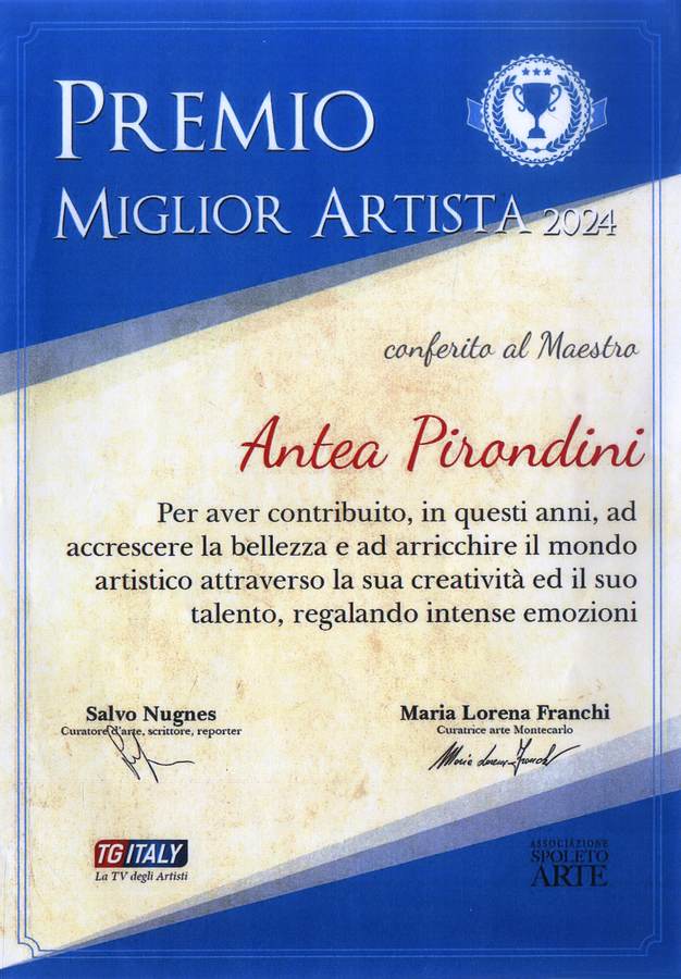 Antea Pirondini (Premio Miglior Artista - 2024)