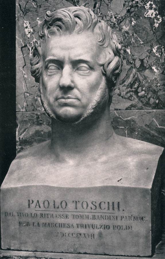 Paolo Toschi - (scultura di Tommaso Bandini)