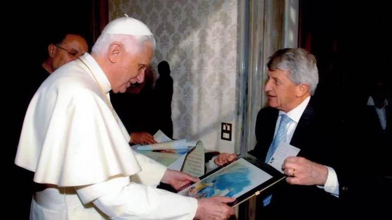 Severino Baraldi con Papa Benedetto XVI - Joseph Ratzinger