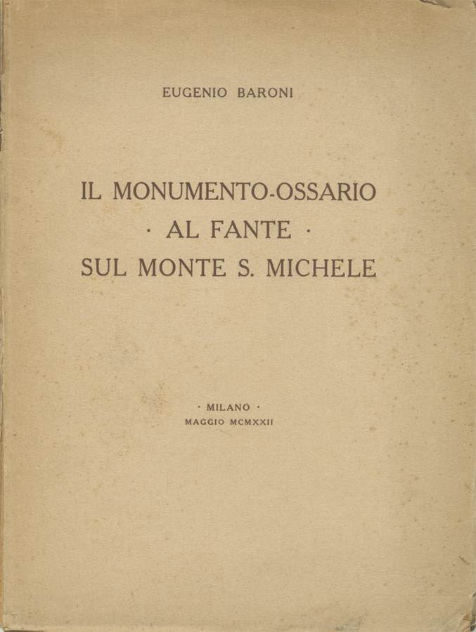 1922 - (Biblioteca d’Arte Sartori - Mantova).