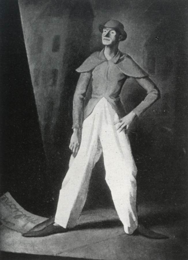 Sergio Tofano nella parte di Bonaventura - (dipinto di Nino Bertoletti, 1930 ca.)