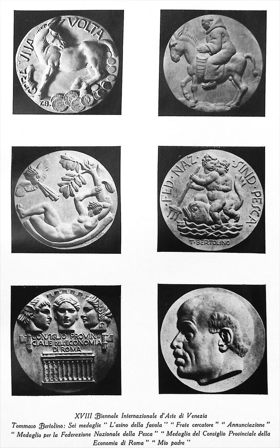 6-medaglie-lasino-della-favola-frate-cercatore-annunciazione-medaglia-per-la-federazione-nazionale-della-pesca-medaglia-del-consiglio-provinciale-della-economia-di-roma-mio-padre