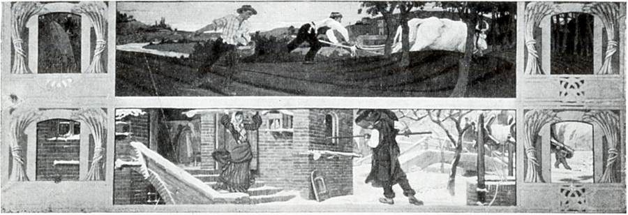 fregi-decorativi-storia-del-pane-villino-gabrielli-a-frascati