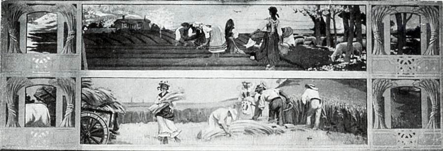 fregi-decorativi-storia-del-pane-villino-gabrielli-a-frascati