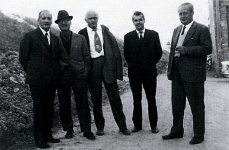 Aldo Bergonzoni, Giuseppe Gorni, Pino Bertolazzi, Giorgio Bonaffini, Dino Villani