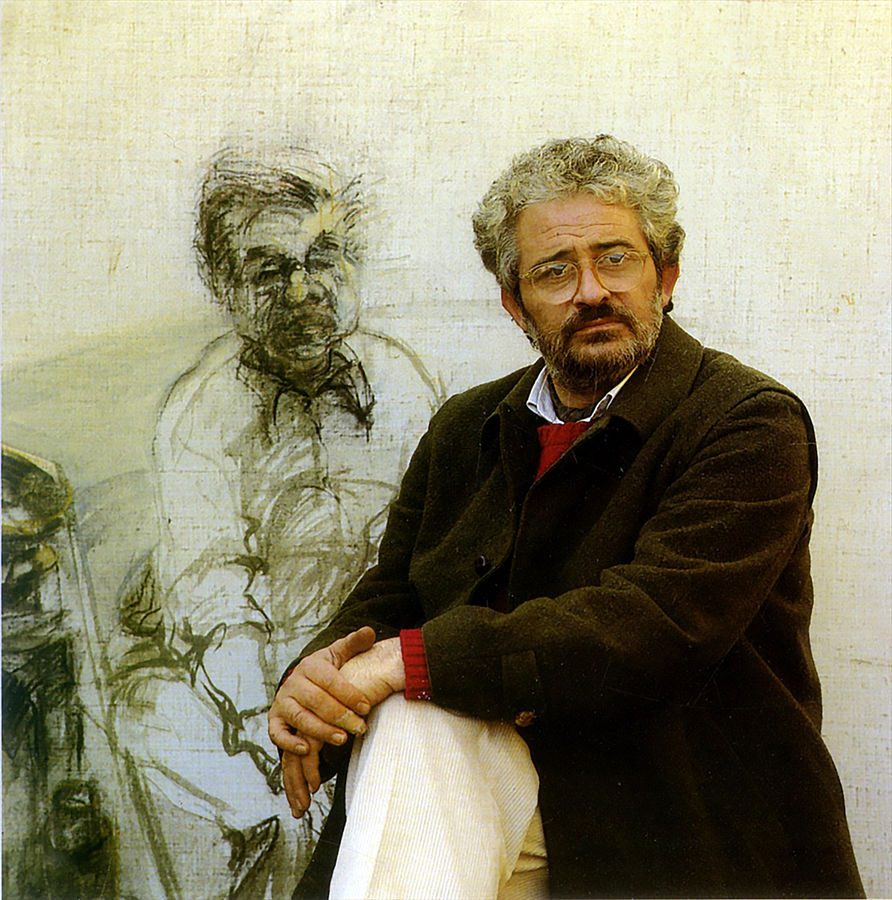 Gianfranco Bonetti nel suo studio - 1989 c.