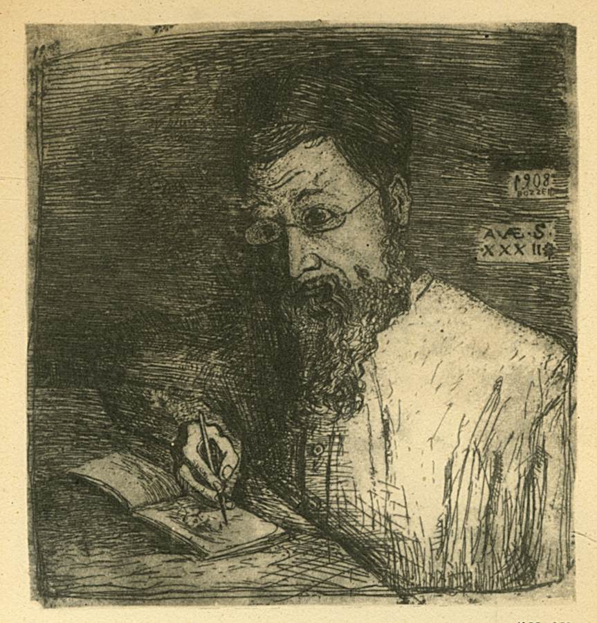 Cino Bozzetti - (Autoritratto - 1908)