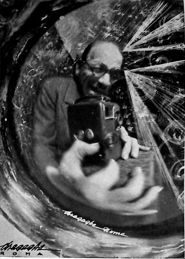 Anton Giulia Bragaglia - (Autocaricatura fotografica)