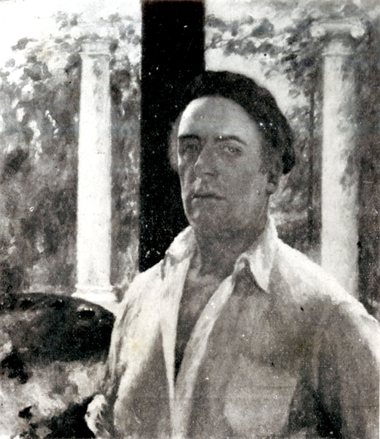 Archimede Bresciani da Gazoldo- (autoritratto, 1932)