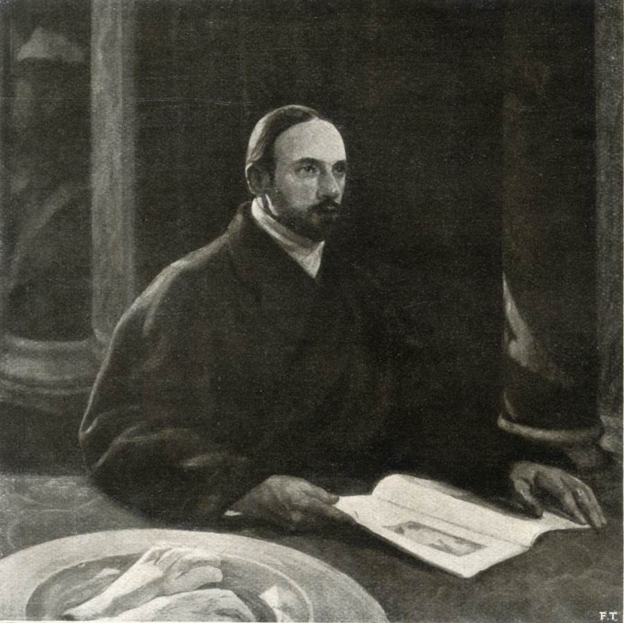 Giulio Ulisse Arata - (dipinto di Ulisse Bresciani da Gazoldo, 1922).