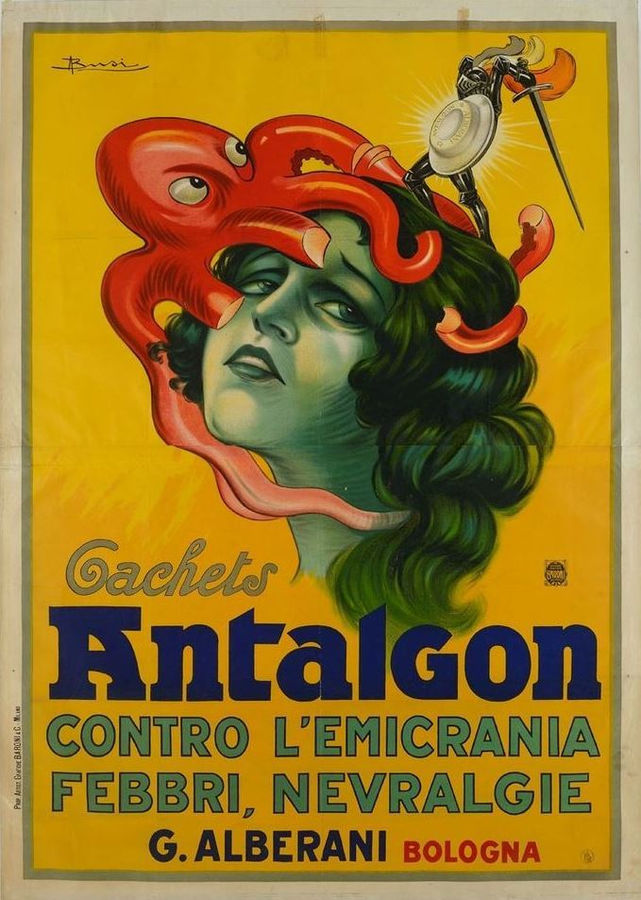 cachets-antalgon-contro-lemicrania-febbri-nevralgie-g-alberani-bologna