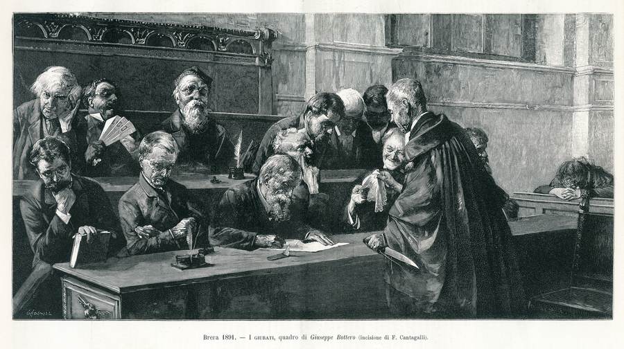 brera-1891-i-giurati-quadro-di-giuseppe-bottero-incisione-di-f-cantagalli