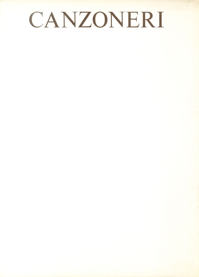 1980 - (Biblioteca d’Arte Sartori - Mantova).