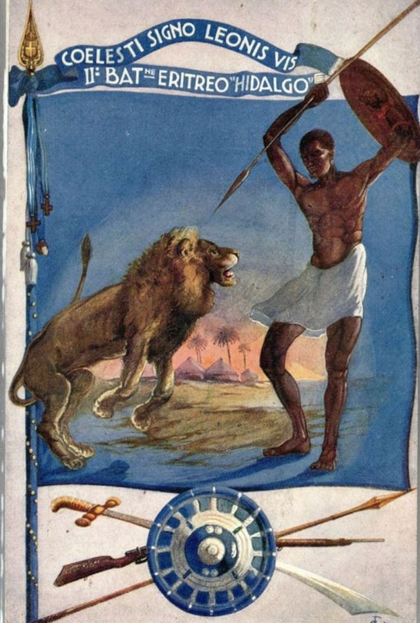 il-battaglione-eritreo-hidalgo-coelesti-signo-leonis-vis-cartolina