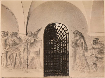 decorazione-parietale-del-chiostro-del-giardino-privato-palazzo-reali-di-bolzano