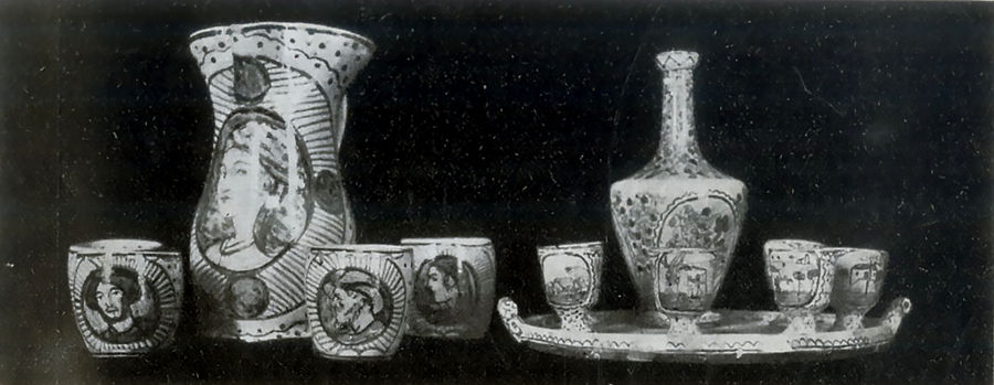 servizio-di-vino-ceramica-a-gran-fuoco