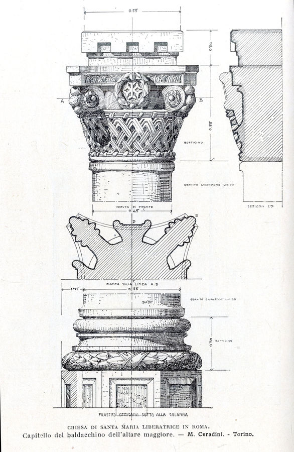 capitello-del-baldacchino-dellaltare-maggiore-chiesa-di-santa-maria-liberatrice-in-roma