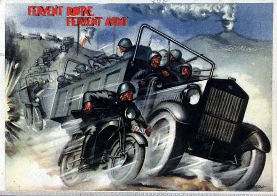 fervent-rotae-fervent-animi-100-centro-automonilistico-napoli-cartolina