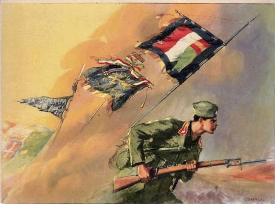 battaglioni-gil-gioventu-italiana-spagna-militare-franchista-cartolina