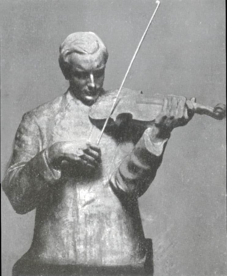 il-violinista-mezza-figura-di-mario-de-benedetti-roma-galleria-nazionale-darte-moderna