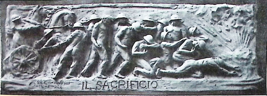 il-sacrificio-bassorilievo-allegorico-prima-guerra-mondiale