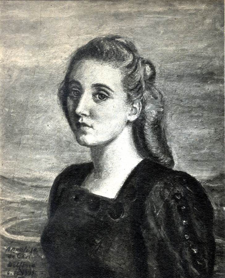 Annalisa De Cavi Delfino - (autoritratto - 1939)
