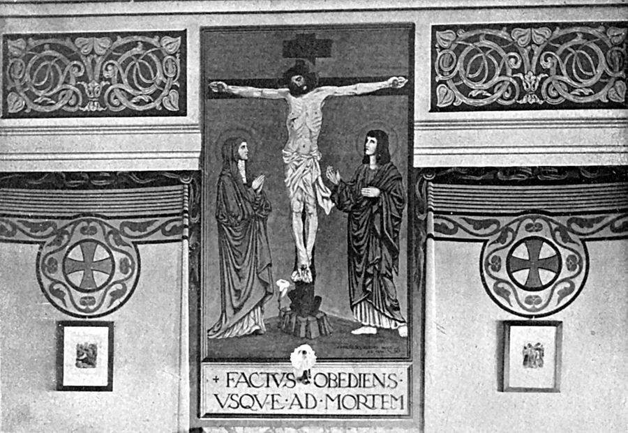 decorazione-della-cappella-della-divina-provvidenza-in-gavigano-roma