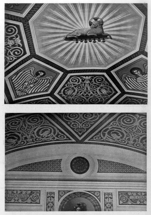 soffitto-della-cappella-della-divina-provvidenza-in-gavignano-roma