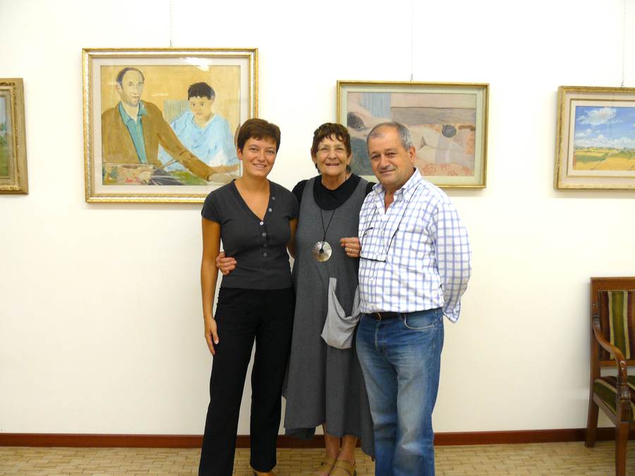 Gabriella Facciotto tra Arianna e Adalberto Sartori, Mantova, 2 settembre 2008