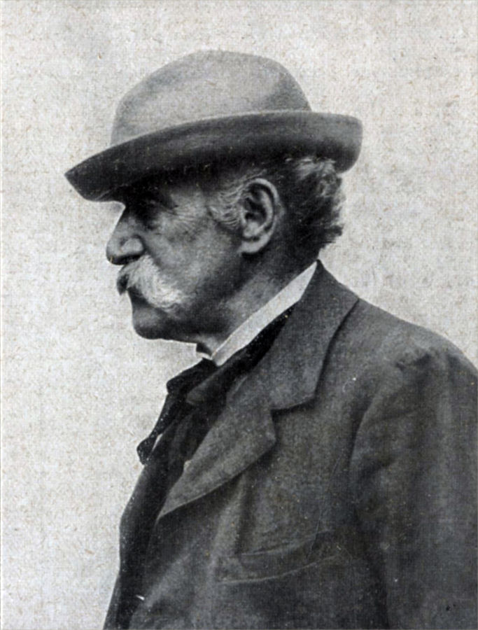 Giovanni Fattori - (Fotografia di Domenico Trentatocoste nel 1906)