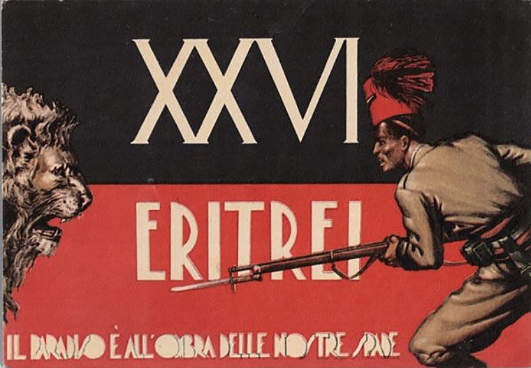 xxvi-battaglione-indigeni-il-paradiso-e-allombra-delle-nostre-spade-cartolina