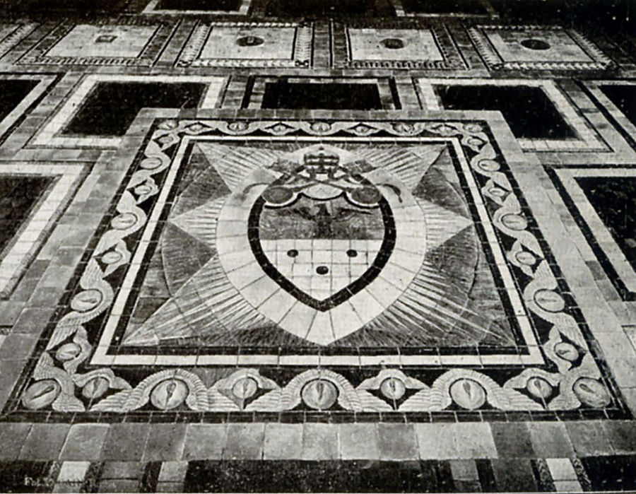 decorazioni-del-pavimento-la-nuova-sala-dei-musici-nel-convento-di-san-francesco-dassisi