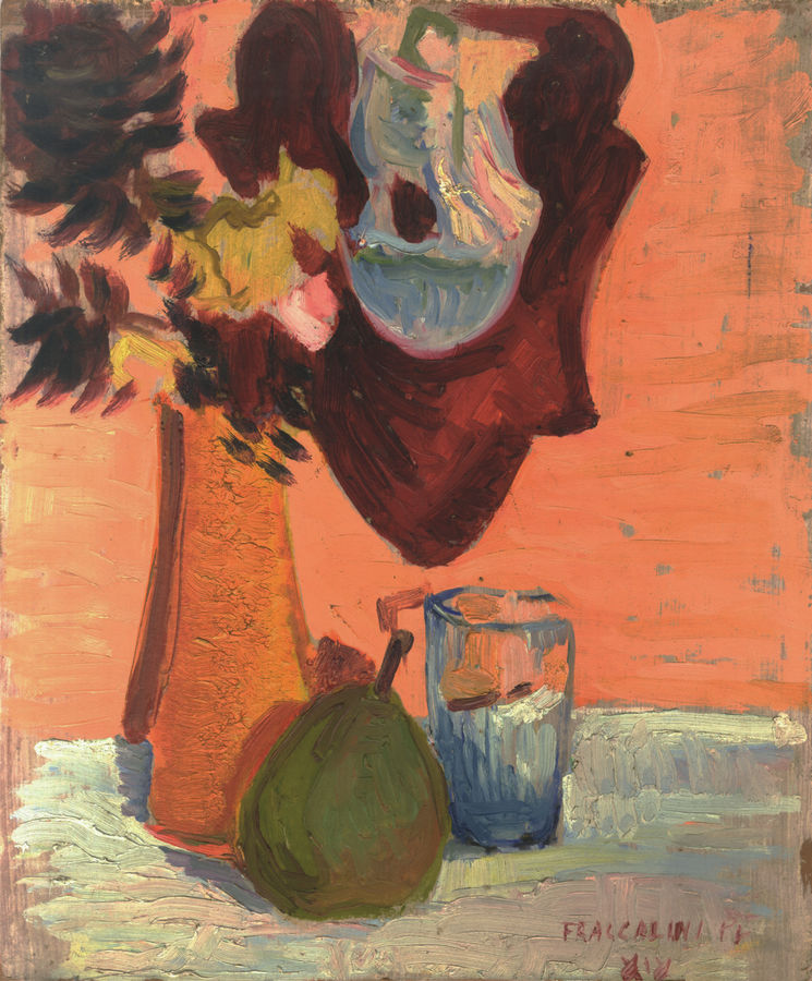 fraccalini-natura-morta-con-vaso-di-fiori-dietro-ritratto-con-cappello