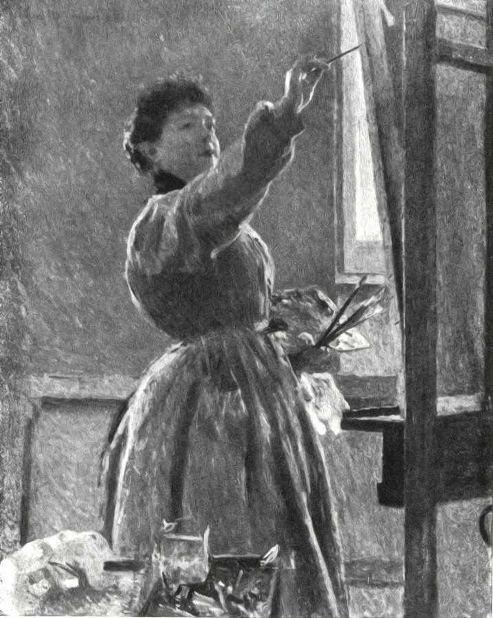 Amalia Besso - (dipinto di Camillo Innocenti, 1903)