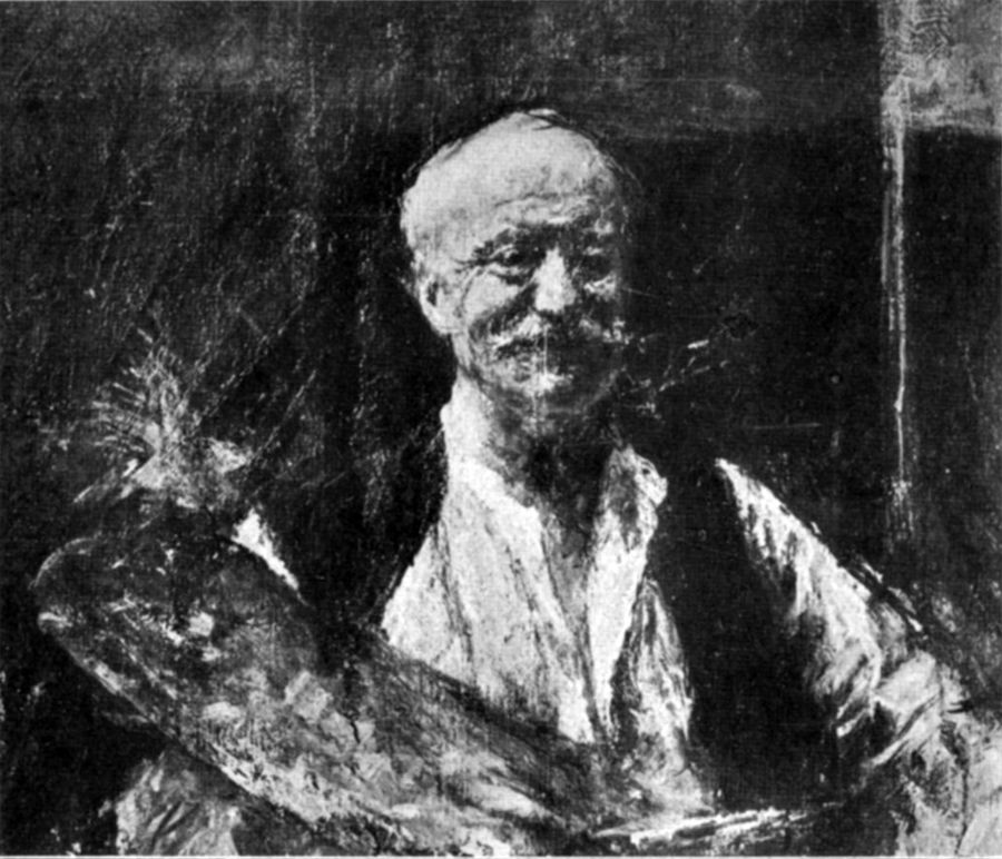 Antonio Mancini - Autoritratto, 1920.