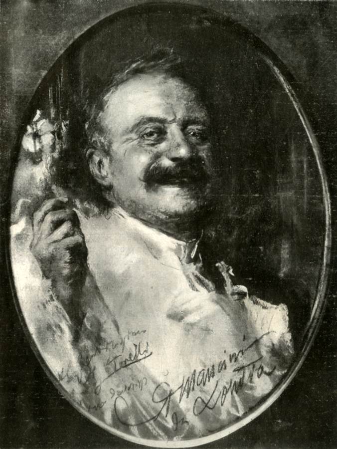 Antonio Mancini - (Autoritratto, 1906)