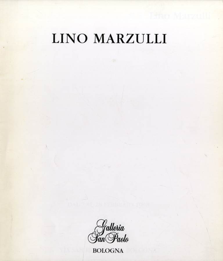 1998 - Lino Marzulli, 1997 Bicchieri bandiere e quant'altro, catalogo mostra, Bologna, Galleria San Paolo, pp.nn. Biblioteca d'Arte Sartori - Mantova.
