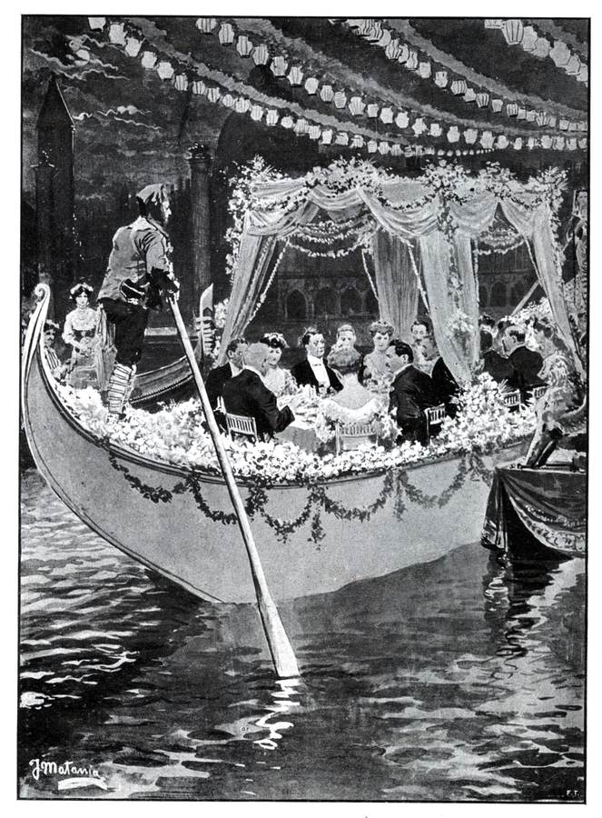 un-banchetto-in-gondola-a-londra