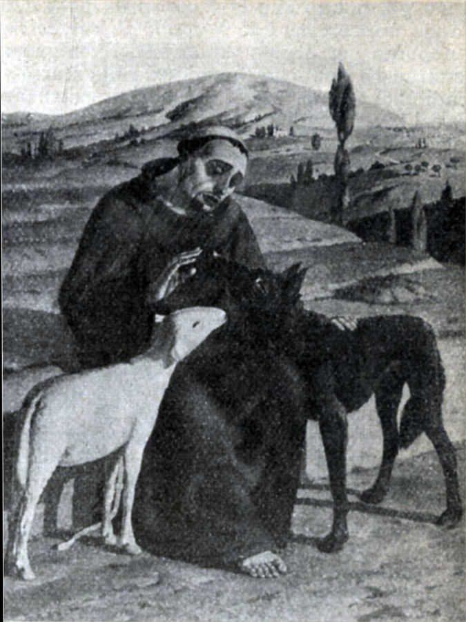 fioretto-s-francesco-e-frate-lupo-i0-premio-al-concorso-artistico-nazion-francescano