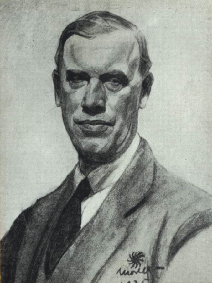 Ugo Mazzolari - (disegno di Enzo Morelli, 1925)