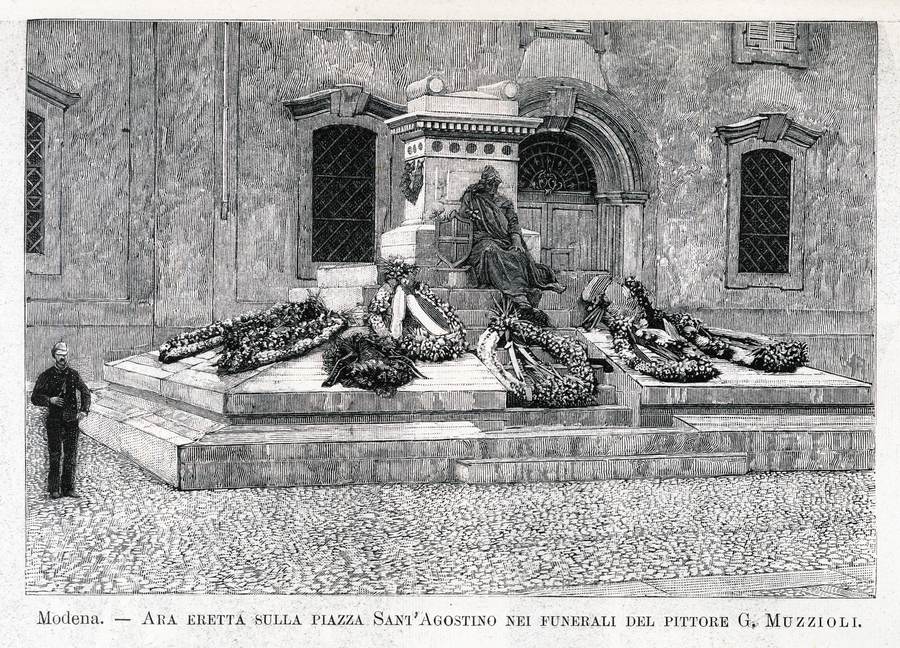 Ara funebre del pittore Muzzioli (Modena, 1894)