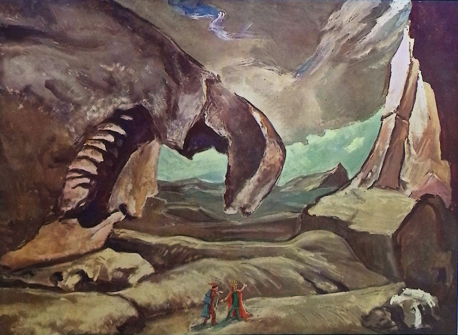 bozzetto-di-scenario-per-la-donna-serpente