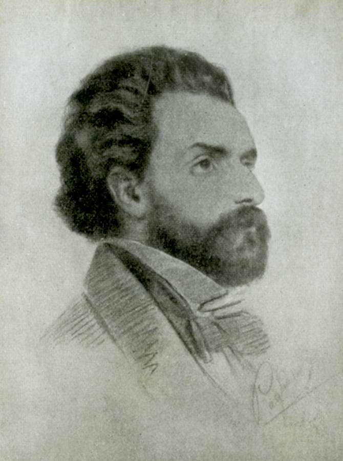 Luigi Scrosati - (disegno di Eleuterio Pagliano)