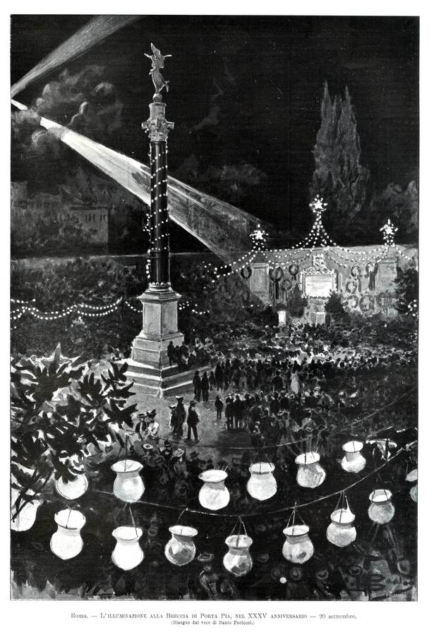 roma-lilluminazione-alla-breccia-di-porta-pia-nel-xxxv-anniversario-20-settembre-1905