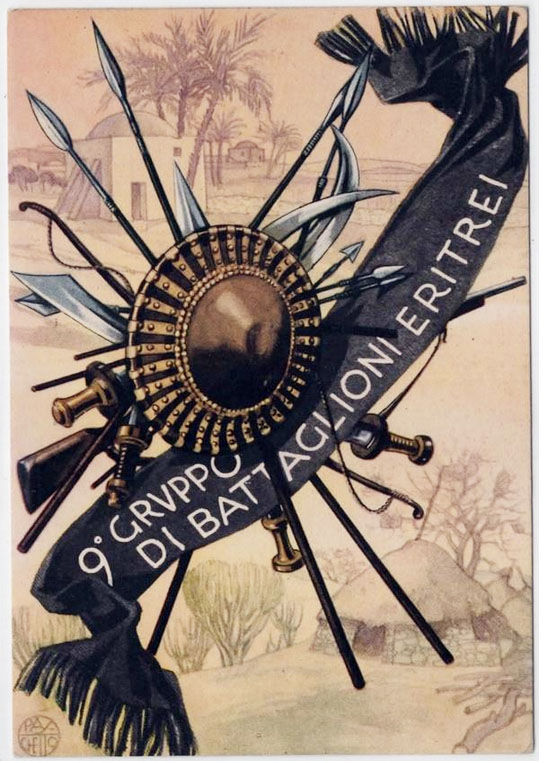 90-gruppo-battaglione-eritrei-cartolina