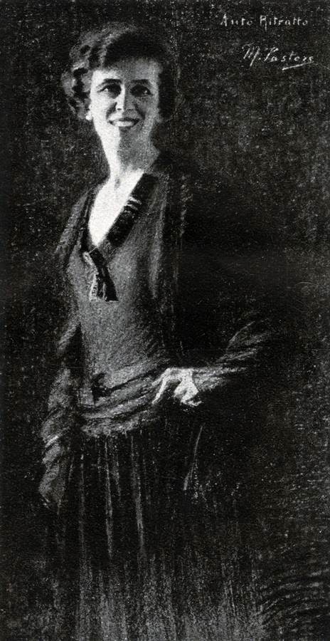 Margherita Pastore - (autoritratto - 1921)